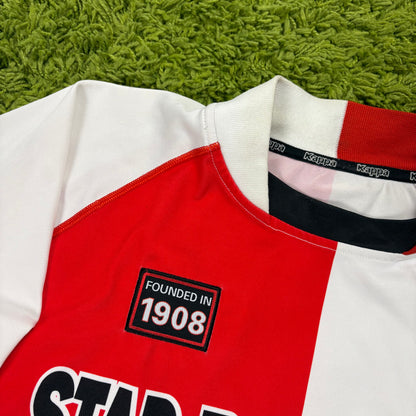 Kappa Feyenoord Rotterdam Trikot rot Weiß Größe L 2002 2003