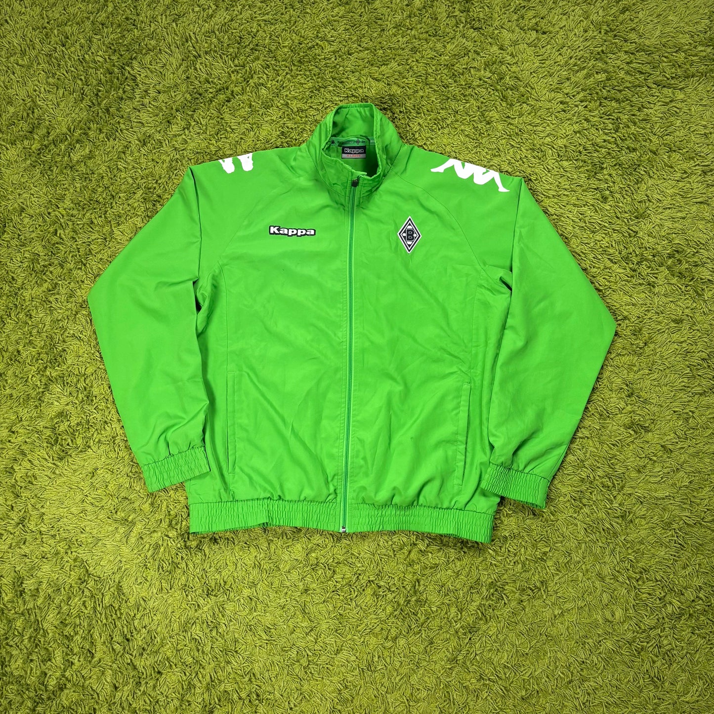 Kappa Borussia Mönchengladbach Trainingsjacke Jacke grün Größe XL