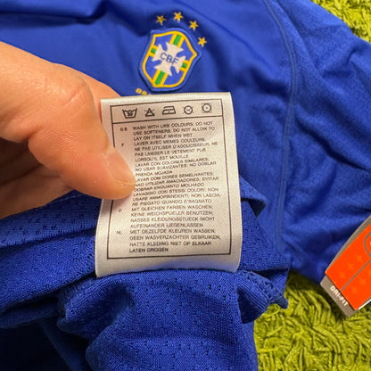Nike Brasilien Ronaldo R9 Trikot blau Größe L 2000 2002 Neu mit Etikett brasil