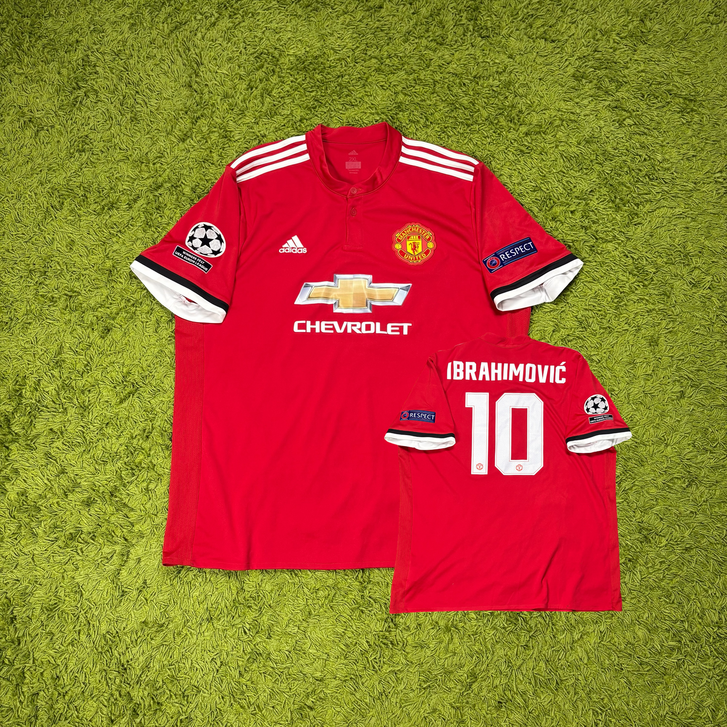 Adidas Manchester United Ibrahimovic Trikot rot Größe XXL 2016 2017