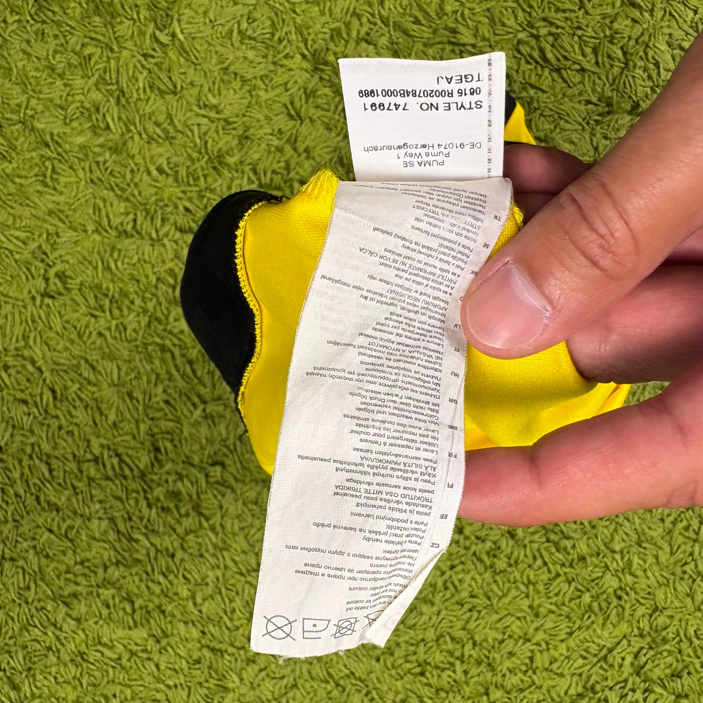 Puma Borussia Dortmund Kagawa Trikot Gelb Größe M 2015 2016