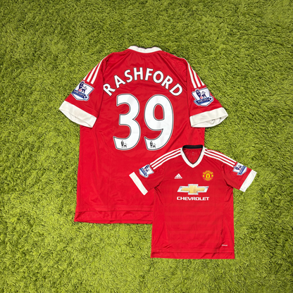 Adidas Manchester United Rashford Trikot rot Größe L 2015 2016