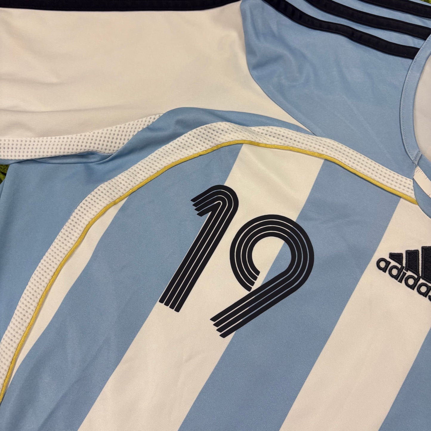 Adidas Argentinien Messi Trikot weiß blau Größe XL 2006