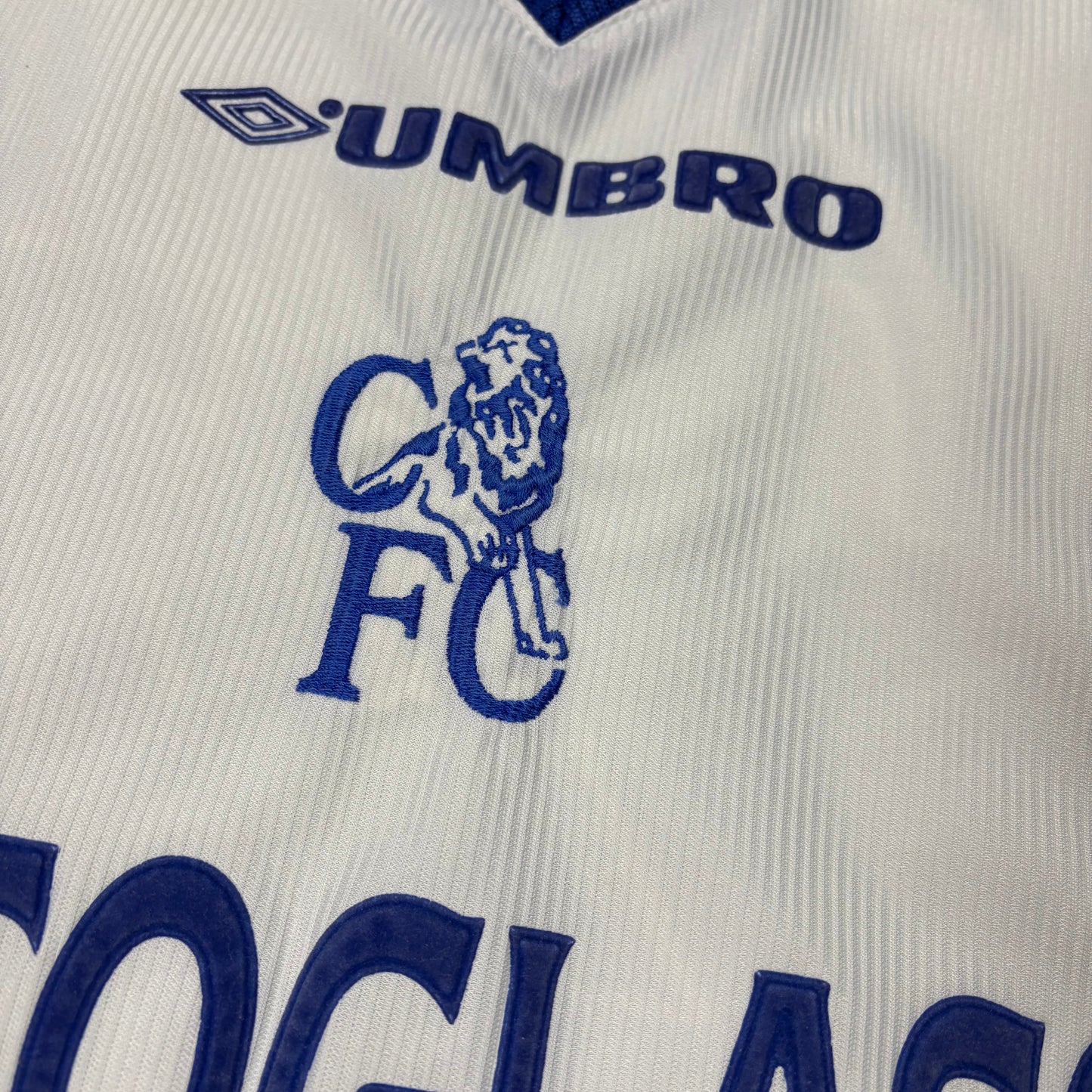 Umbro FC Chelsea Zola Trikot Weiß Größe XL 1998 2000