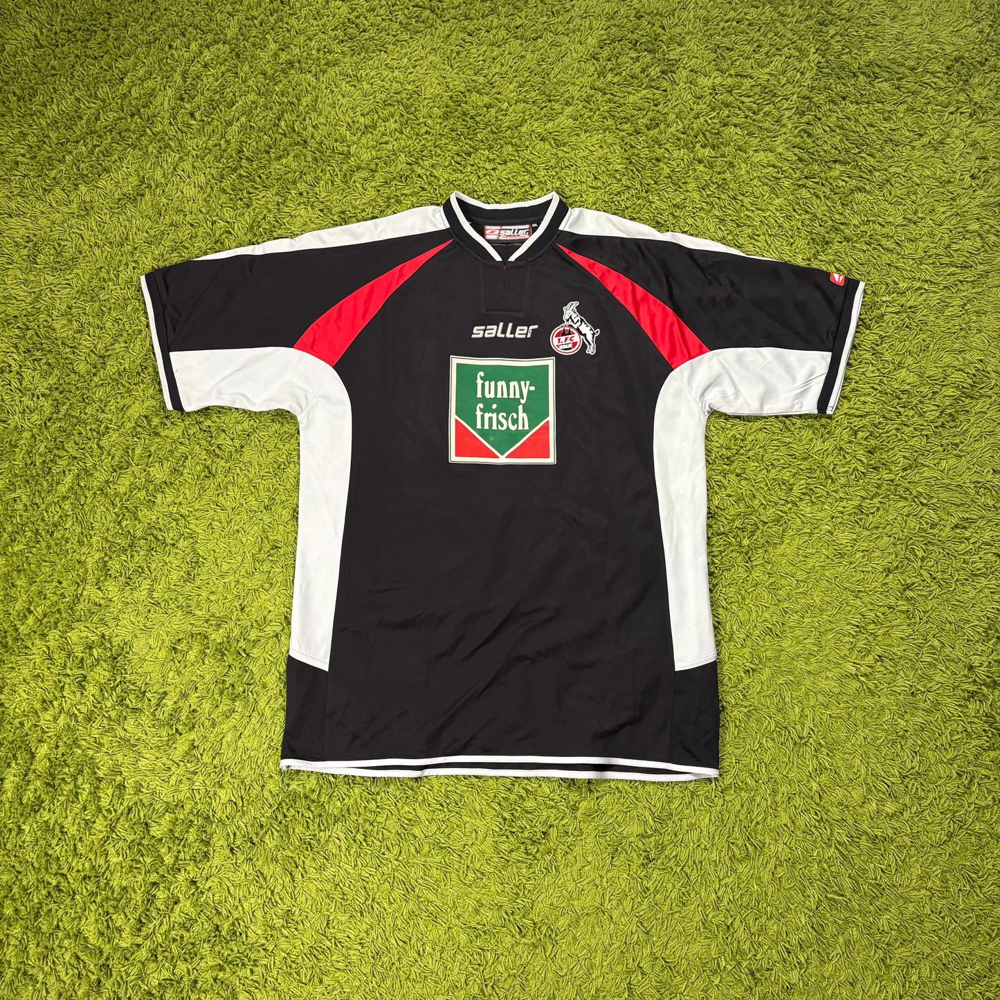 Saller 1. FC Köln Funny Frisch Trikot schwarz Größe XXL 2003 2004
