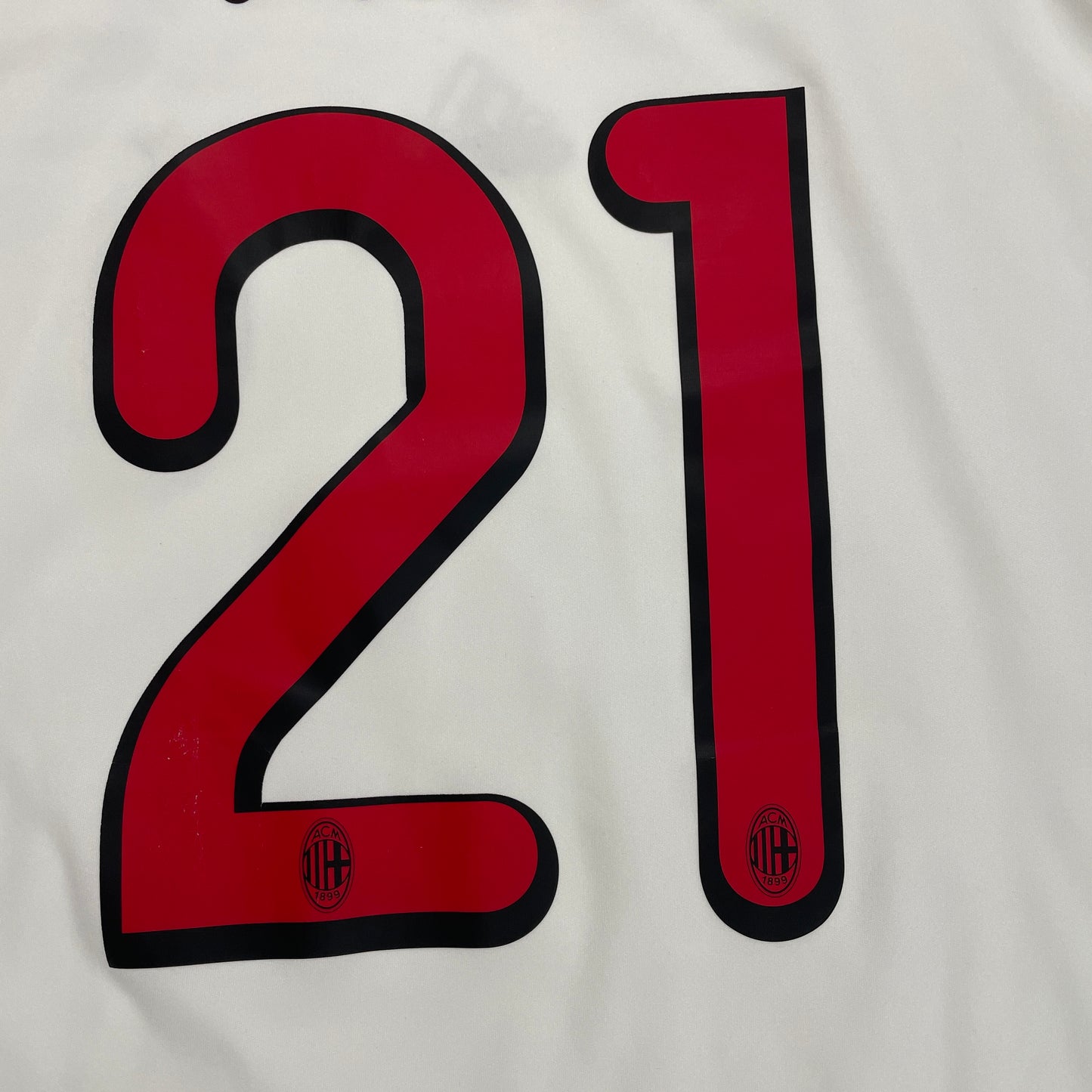 Adidas AC Mailand Pirlo Trikot weiß Größe M 2008 2009