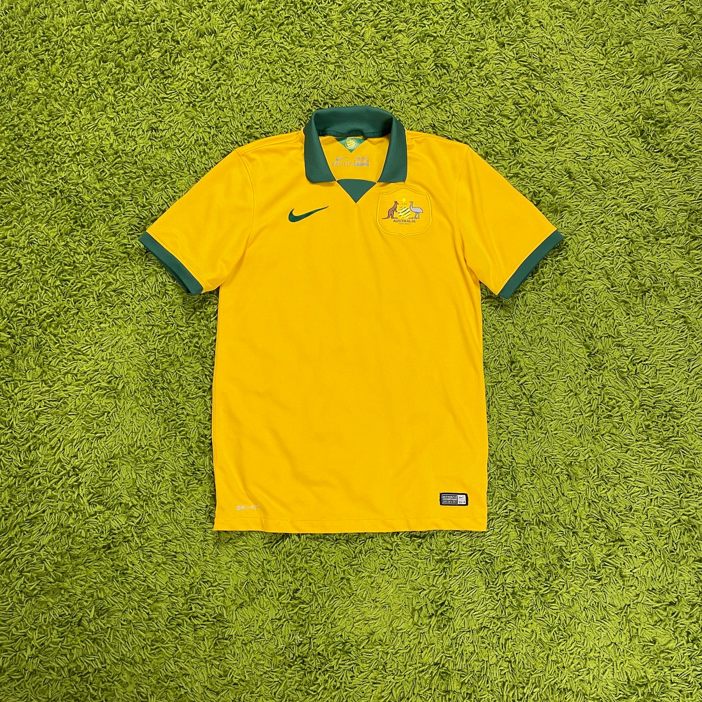 Nike Australien Trikot gelb Größe S 2014