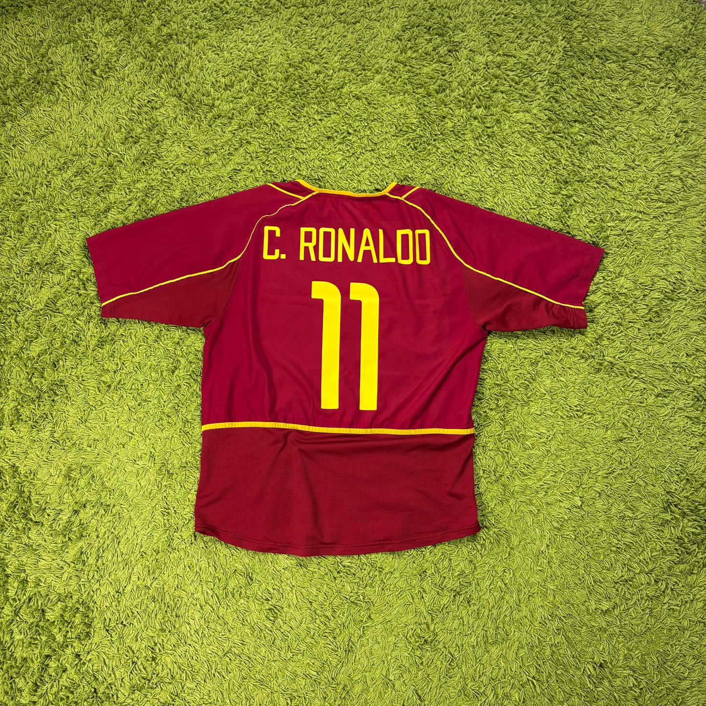 Nike Portugal Cristiano Ronaldo Trikot rot Größe L 2002
