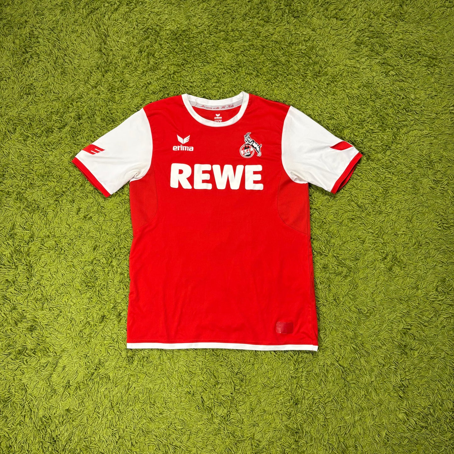 Erima 1. FC Köln Helmes Trikot rot Größe M 2013 2014