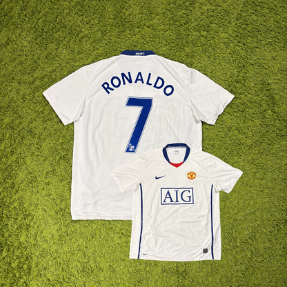 Nike Manchester United Trikot Ronaldo CR7 weiß Größe L 2008 2009
