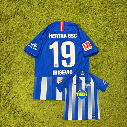 Nike Hertha BSC Berlin Ibisevic Trikot blau Größe M 2018 2019