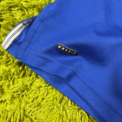 Nike Brasilien Ronaldo (Ronaldinho) Trikot blau Größe XL 1998