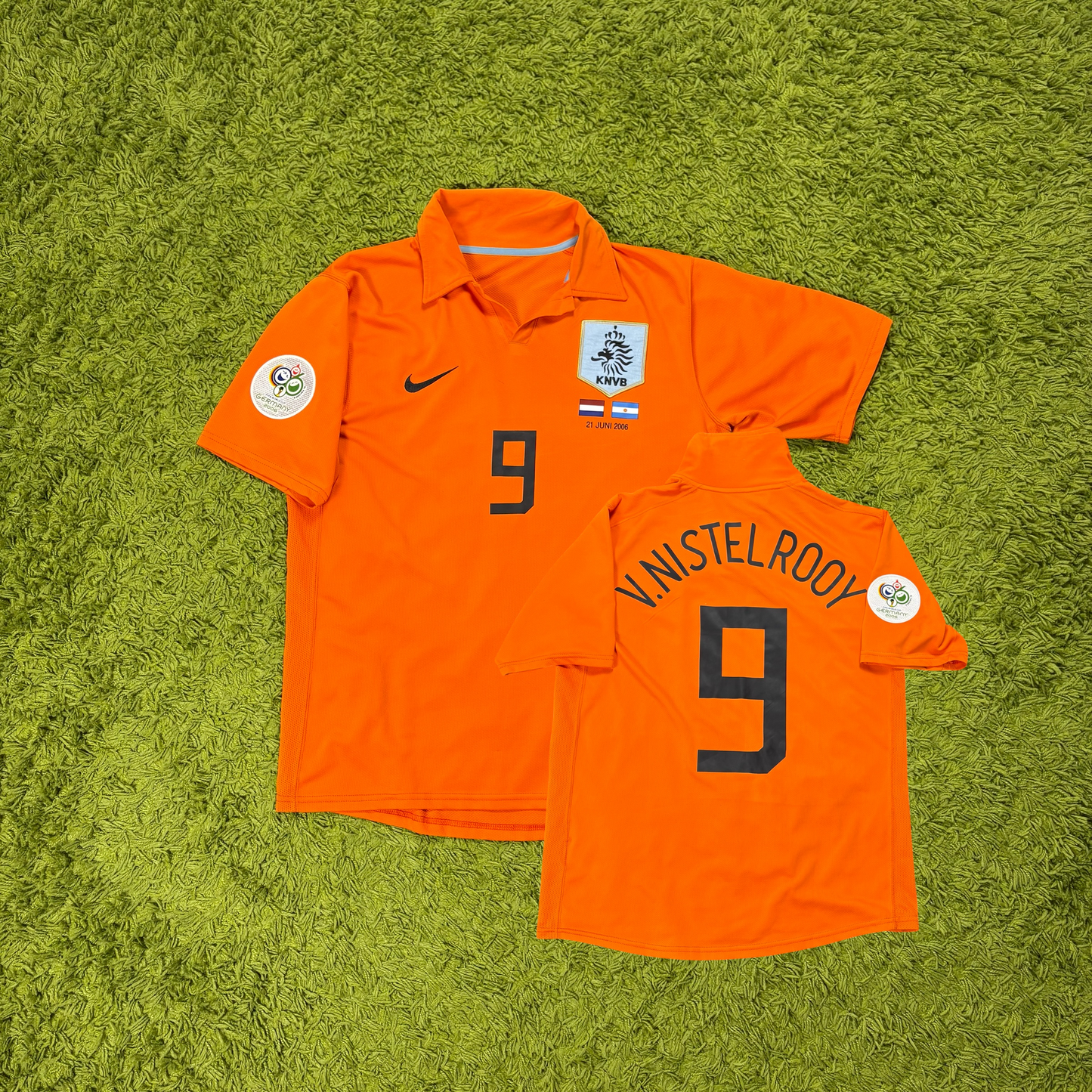 Nike Niederlande Holland Van Nistelrooy Trikot Orange Größe L 2006