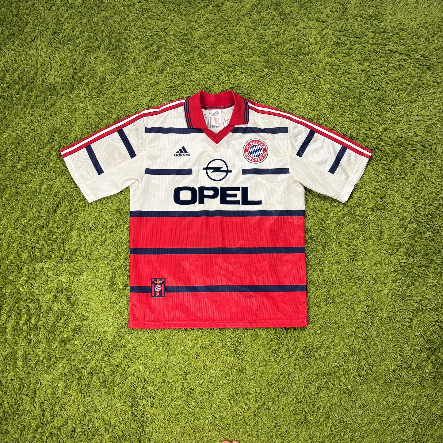 Adidas Fc Bayern München Scholl Trikot Weiß Größe M 1998 2000