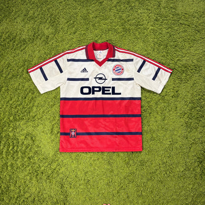 Adidas Fc Bayern München Scholl Trikot Weiß Größe M 1998 2000