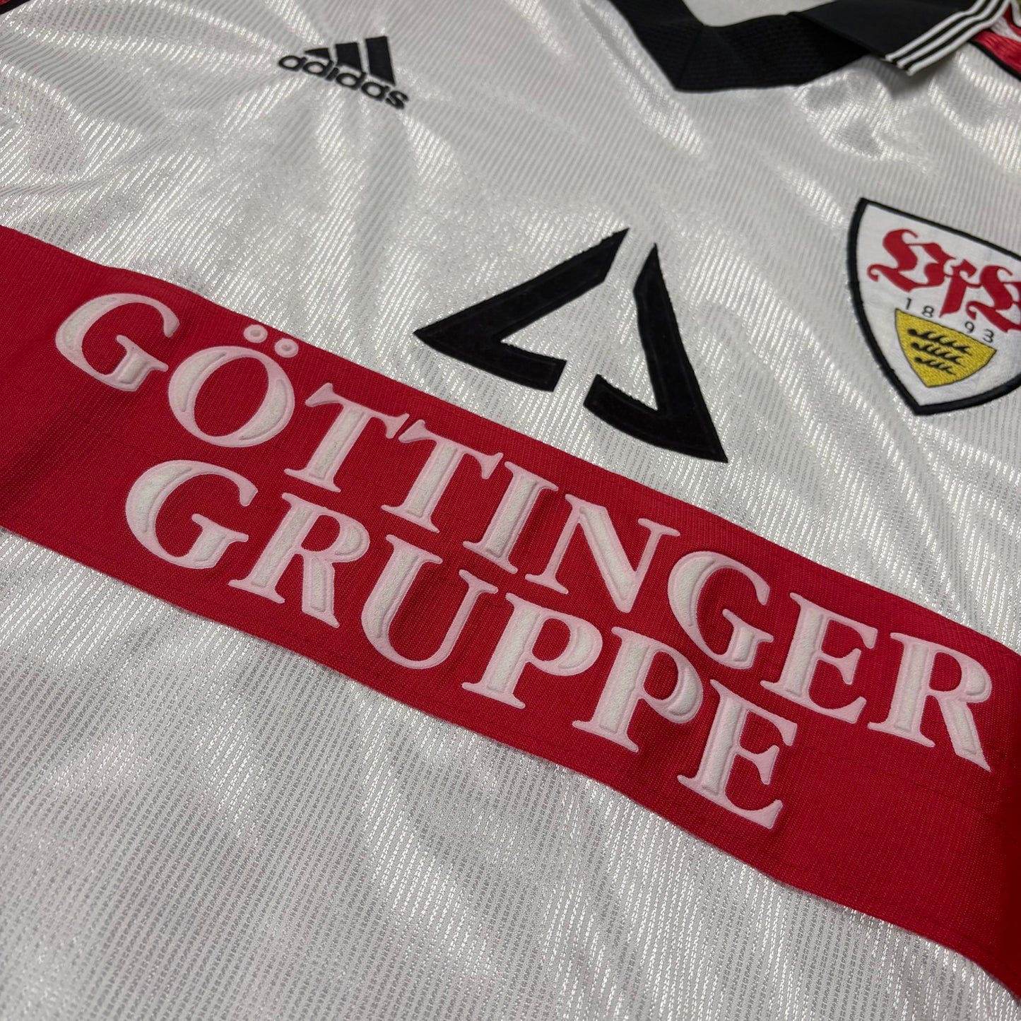 Adidas VFB Stuttgart Djordjevic Trikot Weiß Größe XL 1998 1999