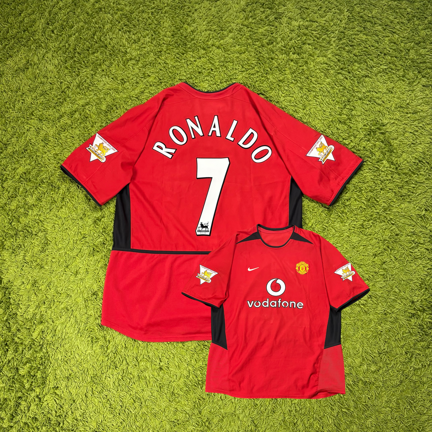Nike Manchester United Ronaldo CR7 Trikot rot Größe L 2003 2004