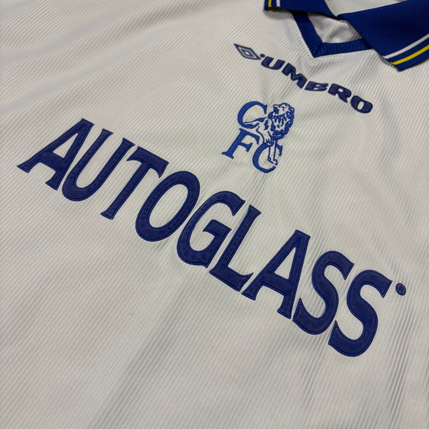 Umbro FC Chelsea Zola Trikot Weiß Größe XL 1998 2000