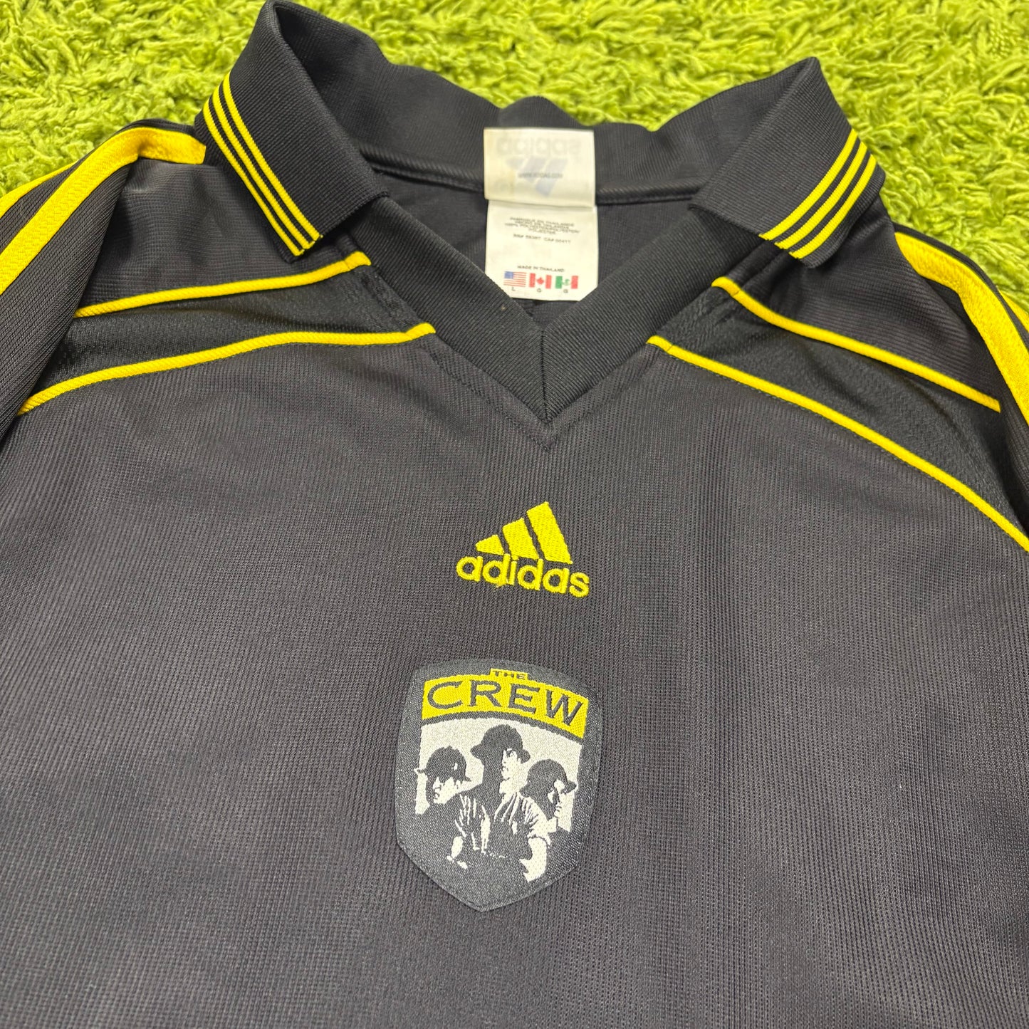 Adidas Columbus Crew McBride Trikot Snicker schwarz Größe L 1999 2000