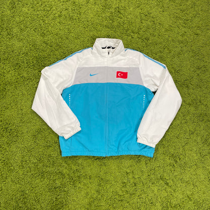 Nike Türkei Trainingsjacke Jacke weiß Größe XL