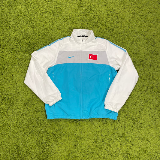 Nike Türkei Trainingsjacke Jacke weiß Größe XL