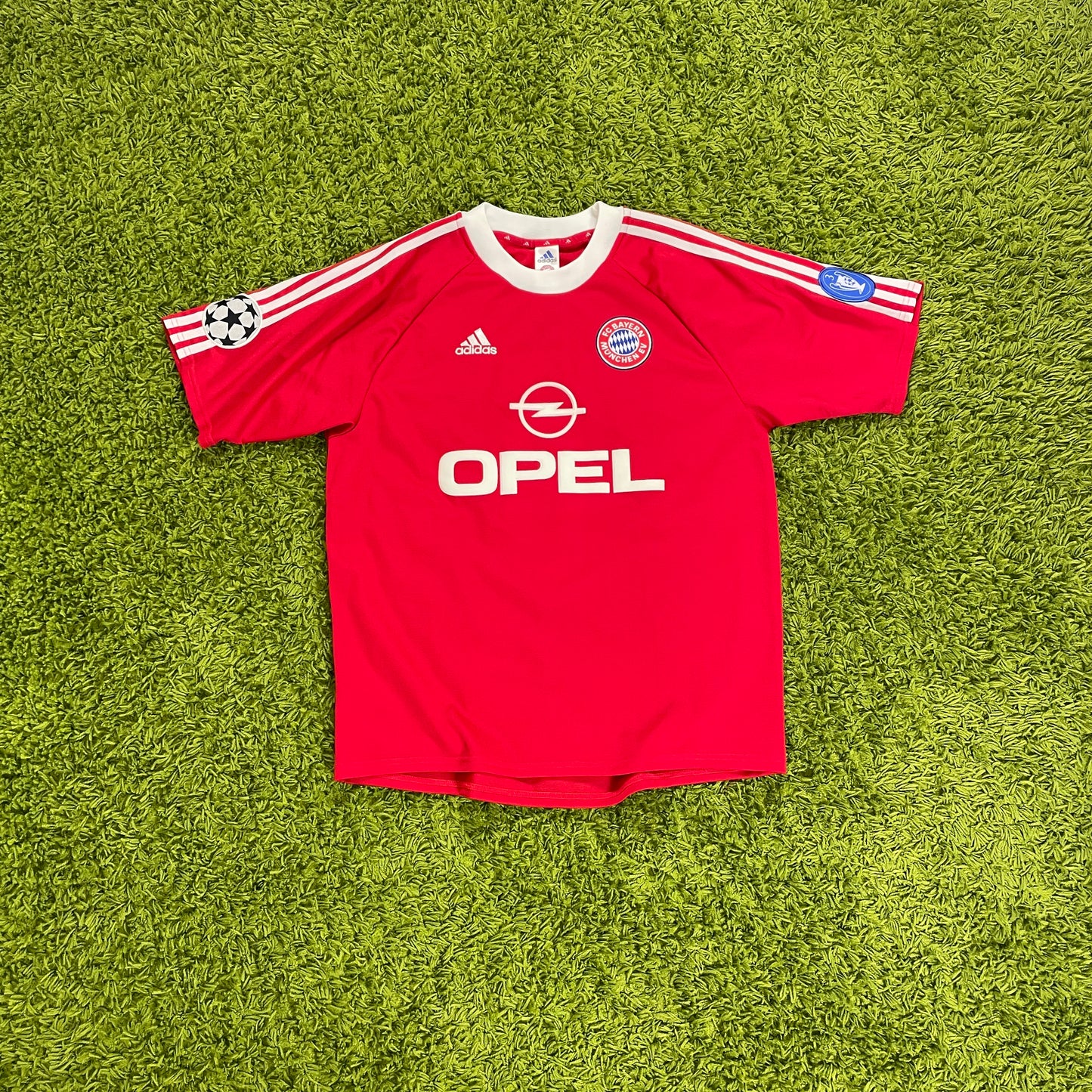 Adidas FC Bayern München Trikot Strunz rot Größe L 2000 2001