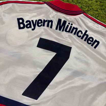 Adidas Fc Bayern München Scholl Trikot Weiß Größe M 1998 2000