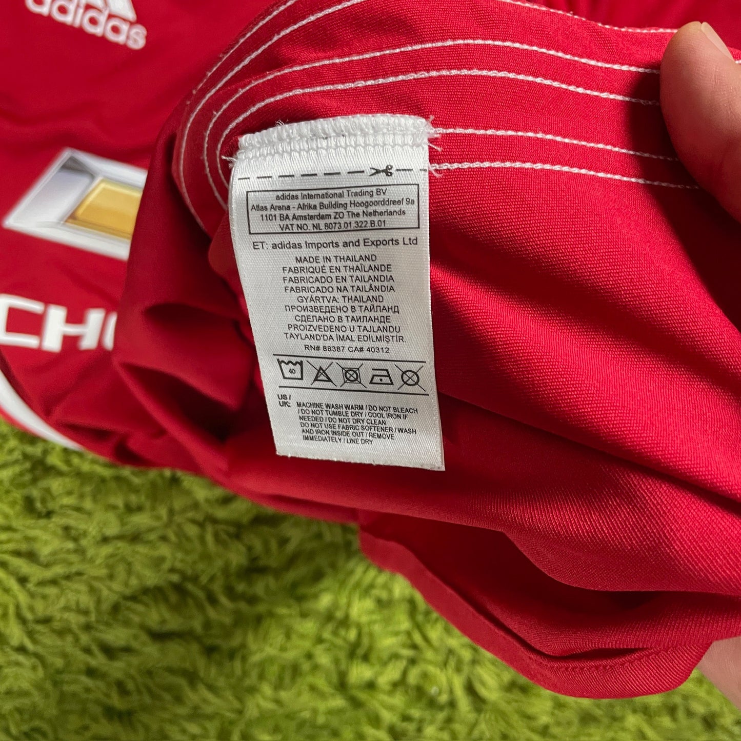 Adidas Manchester United Rooney Trikot rot Größe S 2016 2017