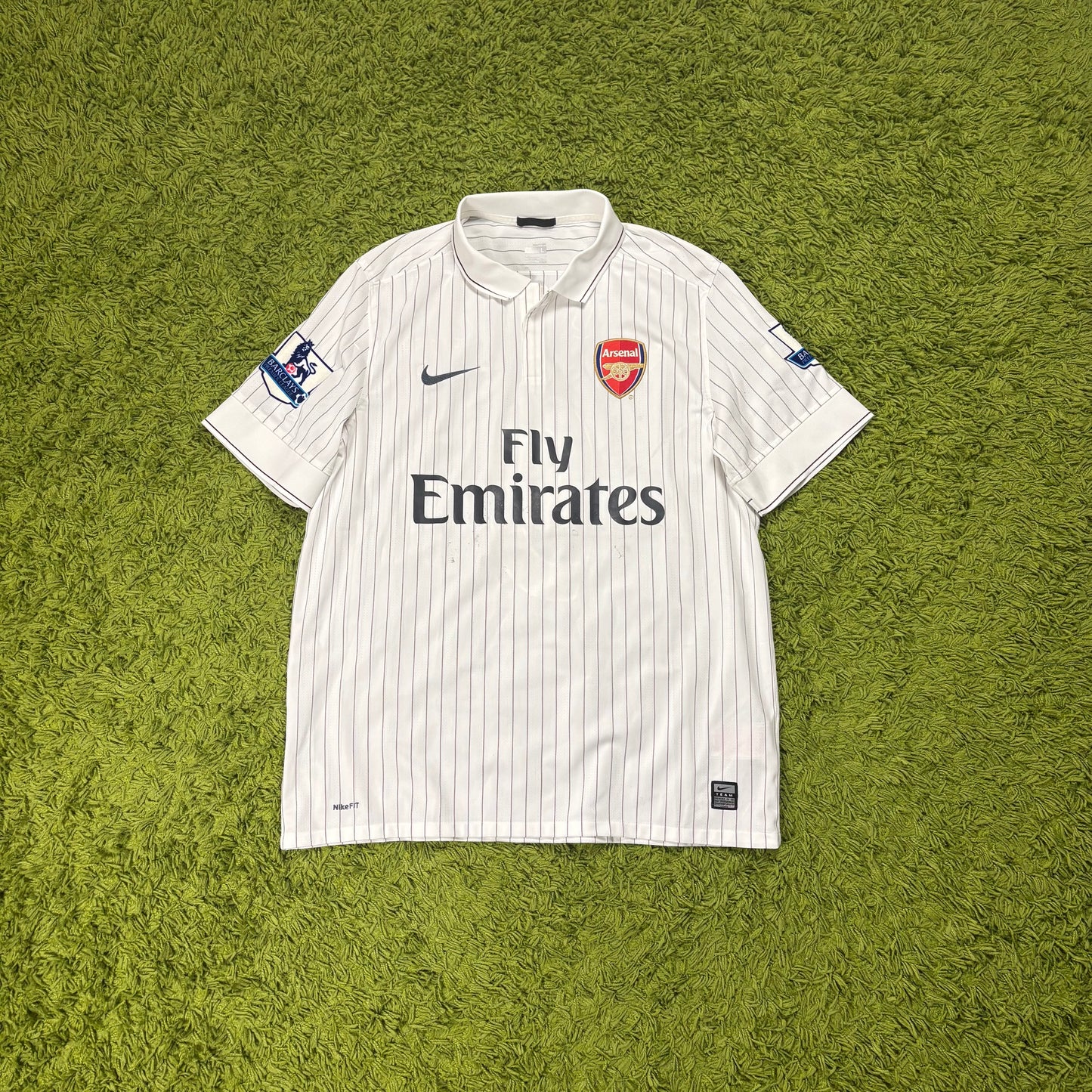 Nike FC Arsenal Eduardo Trikot Weiß Größe L 2009 2010