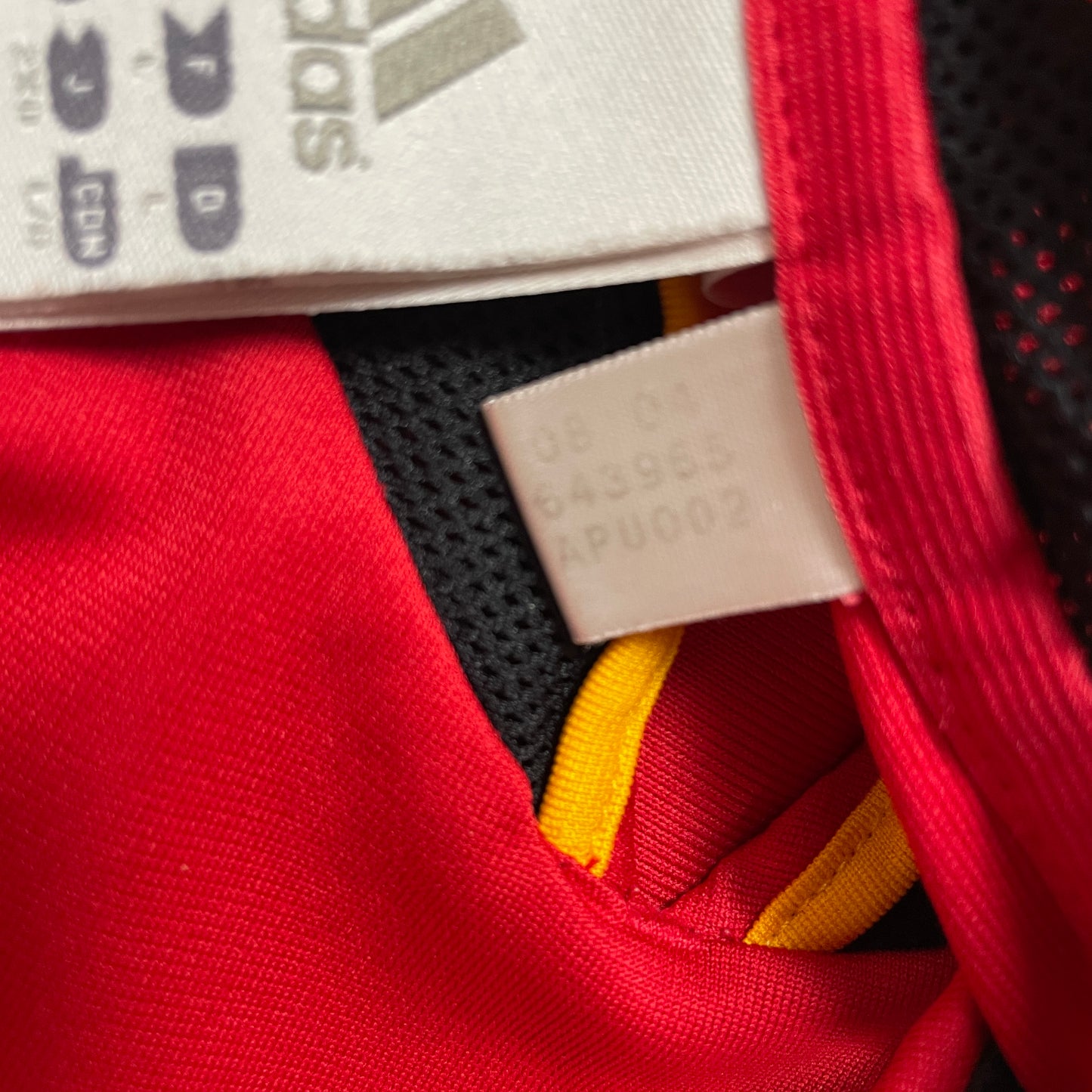 Adidas Deutschland DFB Trikot rot Größe L 2004