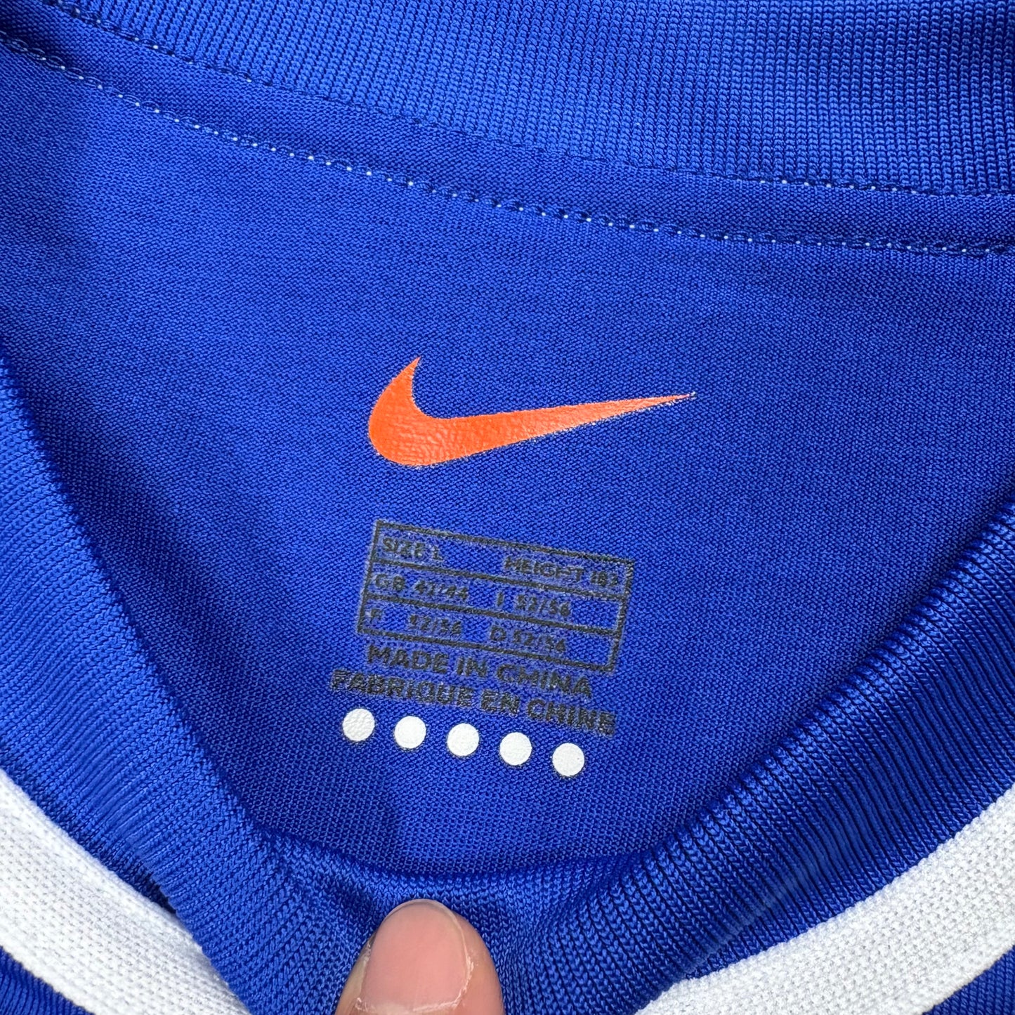 Nike Brasilien Ronaldo R9 Trikot blau Größe L 2000 2002 Neu mit Etikett brasil