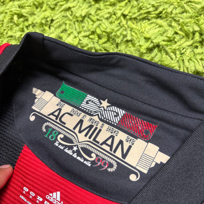 Adidas AC Mailand Ibrahimovic Milan Trikot rot schwarz Größe XL 2010 2011 Neu mit Etikett