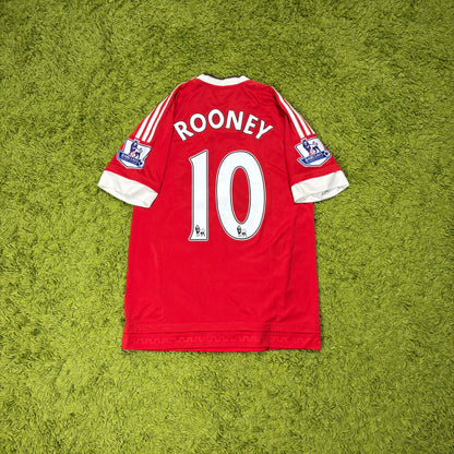 Adidas Manchester United Rooney Trikot rot Größe M 2015 2016