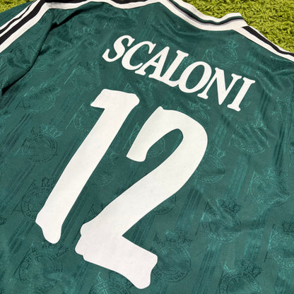 Adidas Deportivo La Coruna Scalomi Trikot Grün Größe XL Langarm 1999 2000