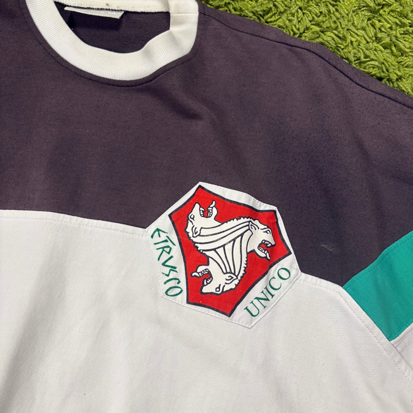 Adidas Italien Coppa Del Mondo Trainingsanzug Tracksuit grau 1990 Größe M