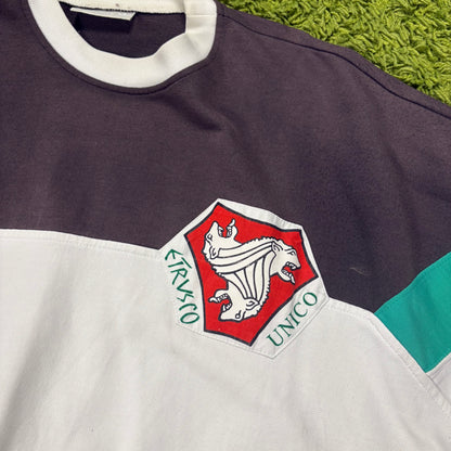 Adidas Italien Coppa Del Mondo Trainingsanzug Tracksuit grau 1990 Größe M