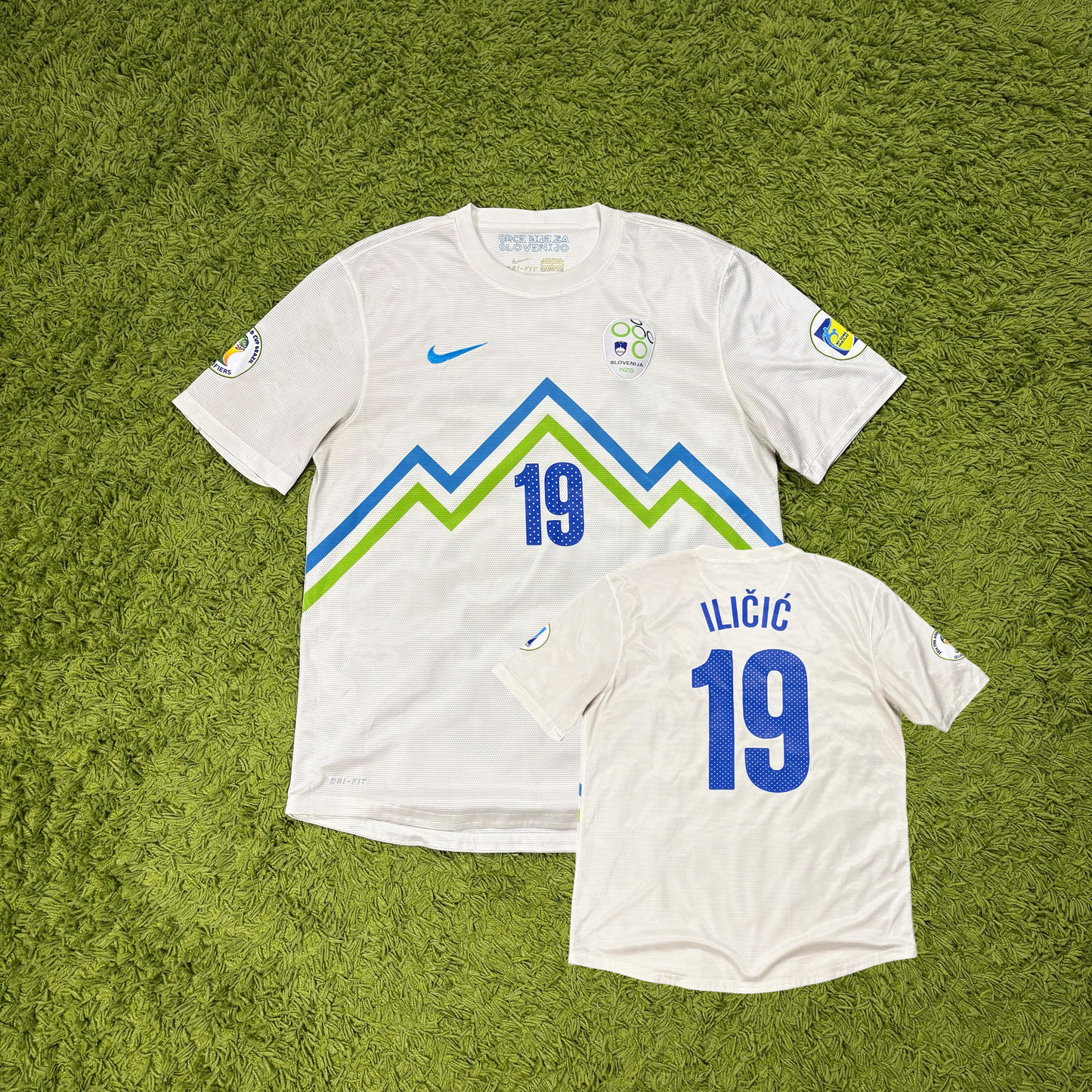 Nike Slowenien Ilicic Trikot Weiß Größe L 2012