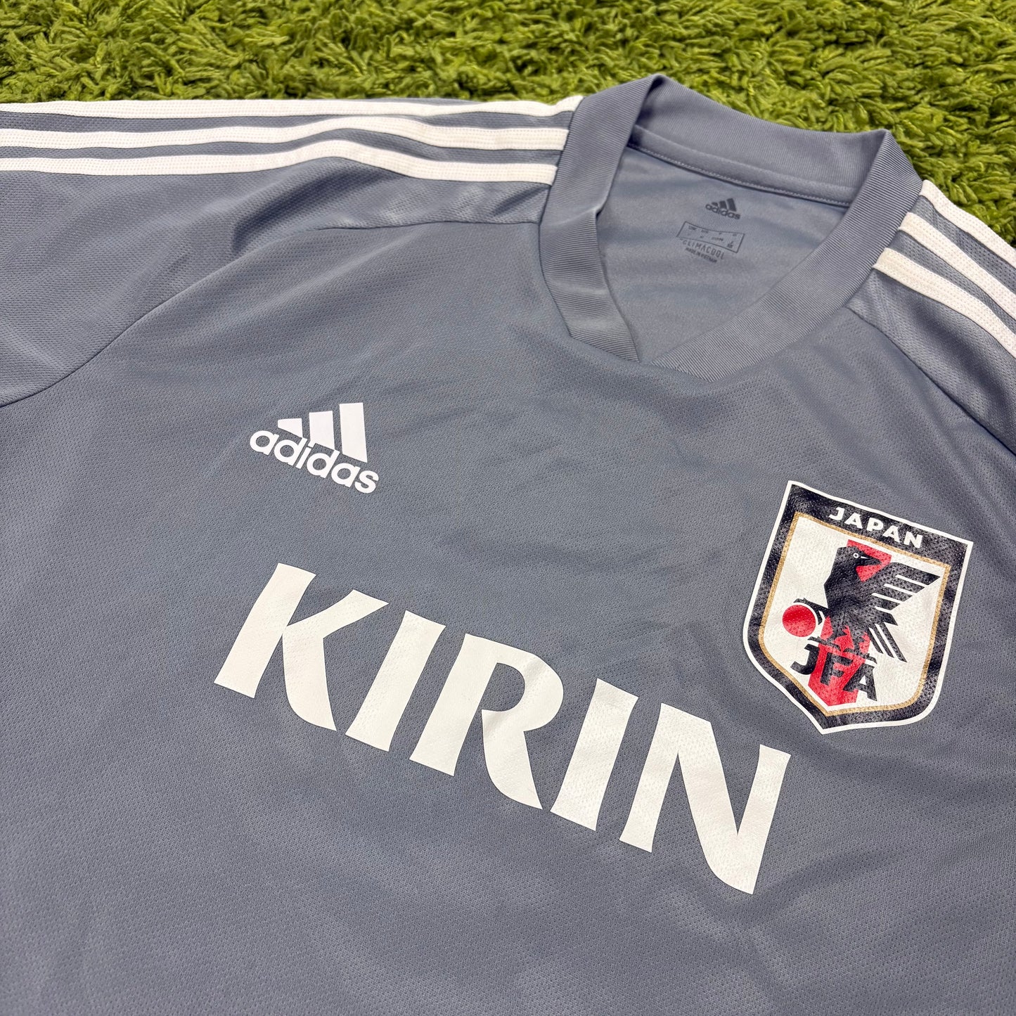 Adidas Japan Trikot Training grau Größe XL 2018