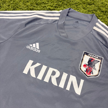 Adidas Japan Trikot Training grau Größe XL 2018