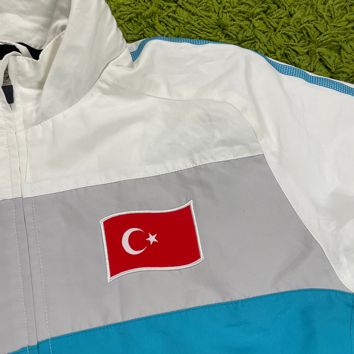 Nike Türkei Trainingsjacke Jacke weiß Größe XL