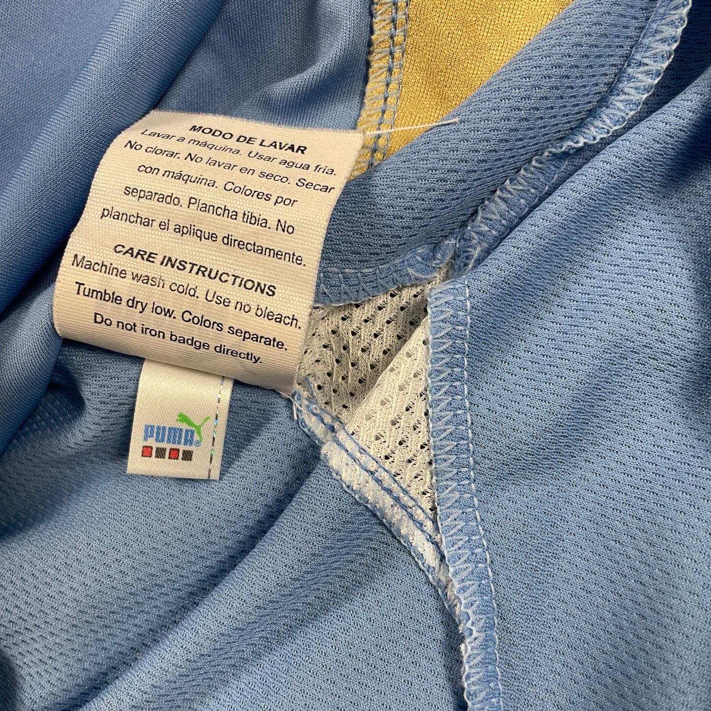 Puma Uruguay Olivera Trikot blau Größe M 2010