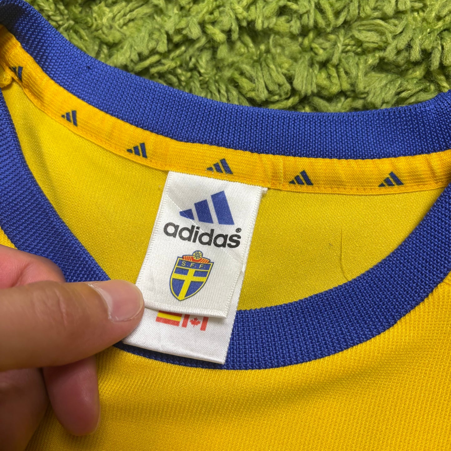 Adidas Schweden Ibrahimovic Trikot Gelb Größe L 2002