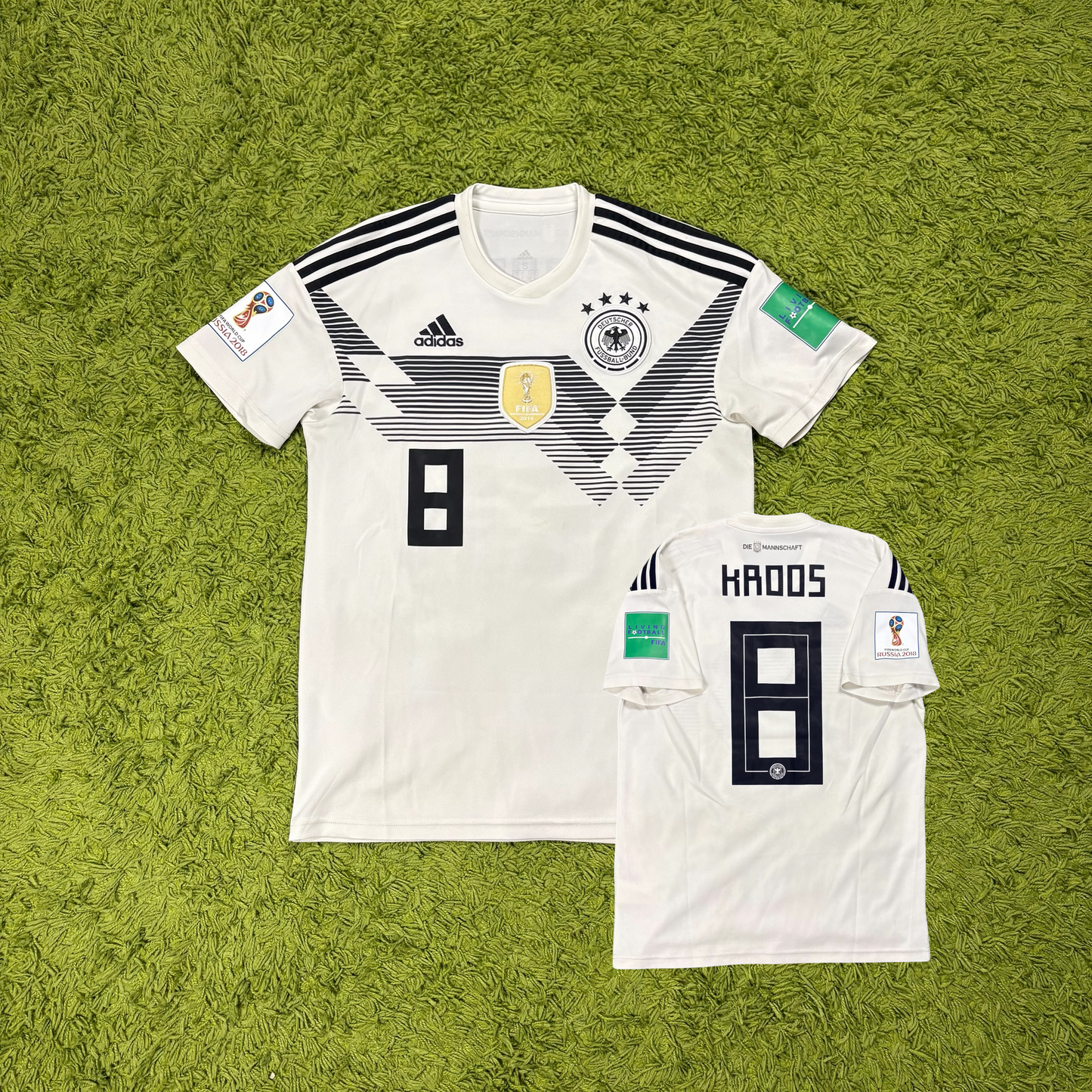 Adidas Deutschland DFB Kroos Trikot Weiß Größe S 2018