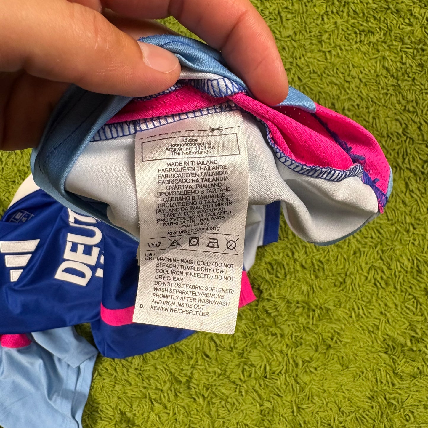 Adidas FC Schalke 04 Trikot blau Größe XXXL 3XL 2024 2025