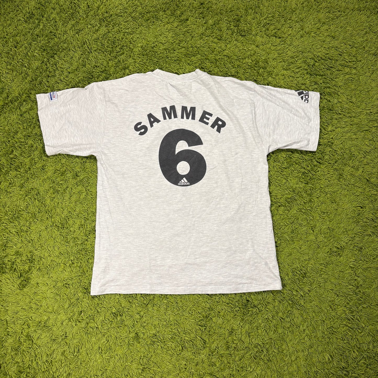 Adidas Sammer T Shirt grau Größe XL 1998