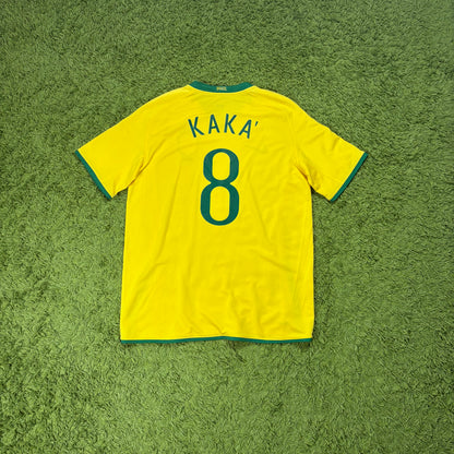 Nike Brasilien Trikot Kaka gelb Größe L 2008