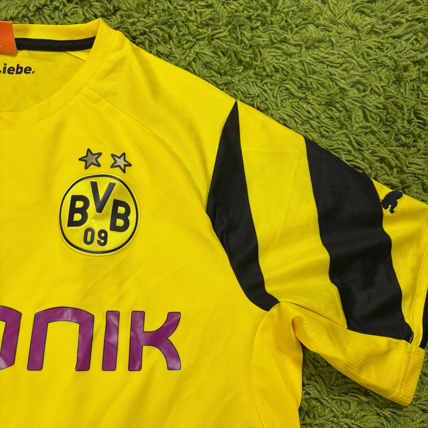 Puma BVB Borussia Dortmund Trikot Gelb Größe L 2014 2015