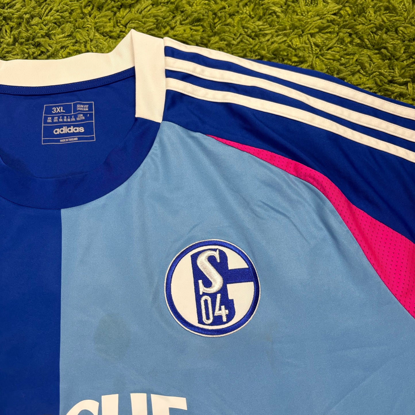 Adidas FC Schalke 04 Trikot blau Größe XXXL 3XL 2024 2025