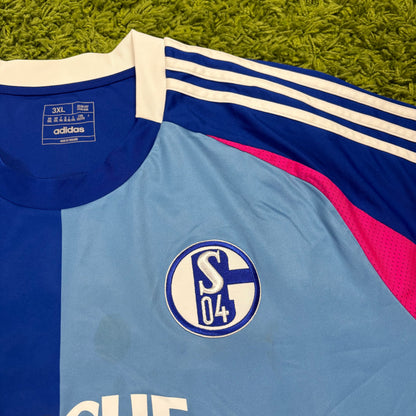 Adidas FC Schalke 04 Trikot blau Größe XXXL 3XL 2024 2025