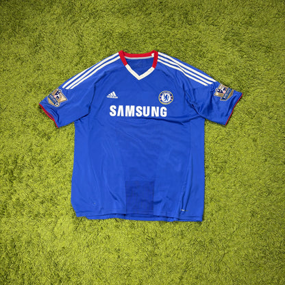 Adidas FC Chelsea Drogba Trikot blau Größe XXL 2010 2011